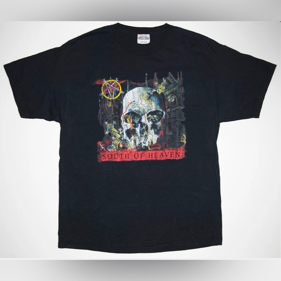 Metal T Shirt Bundle | Slayer M - Ozzy L - Slayer M | Black - Picture 2 of 5